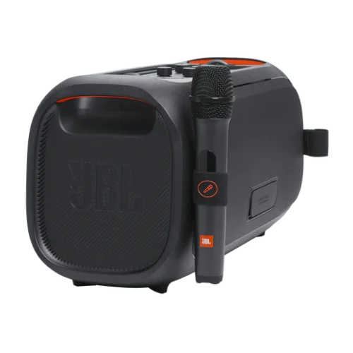 JBL PartyBox On-the-Go Essential Portable Party Speaker Built-in Lights and Wireless Mic