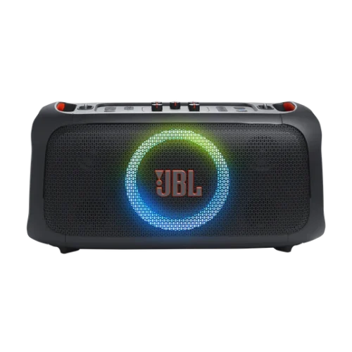 JBL PartyBox On-the-Go Essential Portable Party Speaker Built-in Lights and Wireless Mic